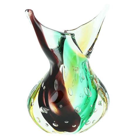 Modern Glass Vase Glass Art Vases Glass Of Venice