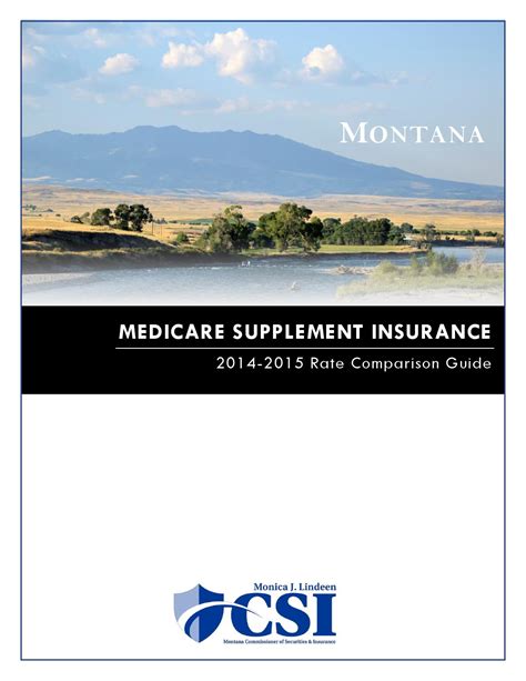 Montana Medicare Supplement Insurance Rate Comparison Guide By Montana