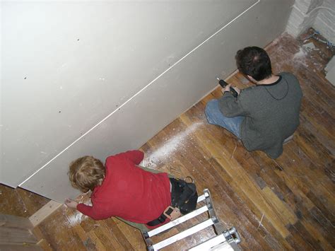 install ceiling drywall  steps  pictures