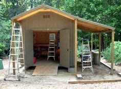 rustic sheds  porch storage shed plans  porch