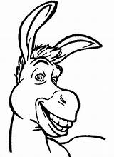 Shrek Donkey Coloring Characters Drawing Cartoon Drawings Disney Az Cute Smiles Character Draw Face Sketch Clipart Colouring Clip Musical Movie sketch template