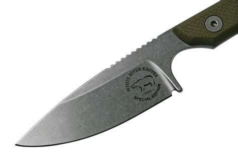white river knives  backpacker pro magnacut green  limited edition fixed knife