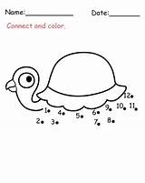 Dots Turtle Dot Printablesfree Kite Dotted sketch template