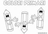 Colori Primari Schede Didattiche Scheda Rosso Giallo Lavoretti Lavoretticreativi Creativi sketch template