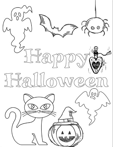colouring halloween  coloring page
