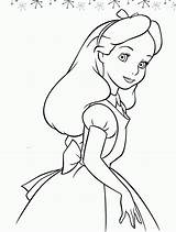 Alice Wonderland Coloring Pages Disney Walt Characters Drawing Color Printable Fanpop Personajes Getcolorings Print Getdrawings Popular sketch template