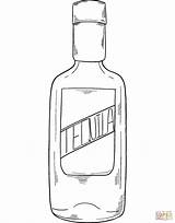 Coloring Alcohol Bottle Pages Printable sketch template