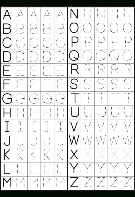 alphabet letters worksheets tracing tracinglettersworksheetscom