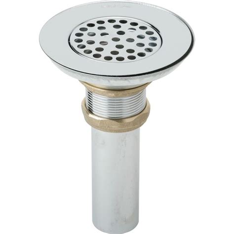 elkay stainless steel universal grid strainer   sink drains stoppers department  lowescom