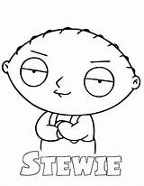 Stewie Guy Family Coloring Pages Griffin Awesome Drawing Peter Printable Color Colouring Gangster Print Getcolorings Getdrawings Cartoon Template Sketch Button sketch template