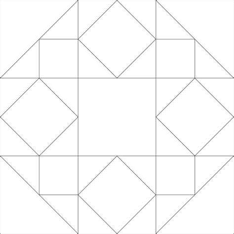 printable blank pattern block template printable templates