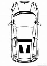 Coloring Lamborghini Car Pages Coloring4free Printable Huracan Print Side sketch template