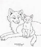 Wolf Drawing Pup Sketch Drawings Coloring Line Cub Pups Pages Mom Deviantart Scared Color Anime Puppy Draw Natsumewolf Sketches Gecko sketch template