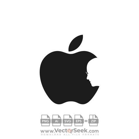 apple steve jobs logo vector ai png svg eps