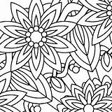 Mindfulness Coloring Mindful Coloring4free Bestcoloringpagesforkids Flowers Therapy Fargelegge Bilde sketch template