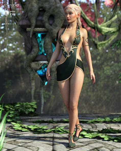 althea outfit for genesis 3 female s daz 3d