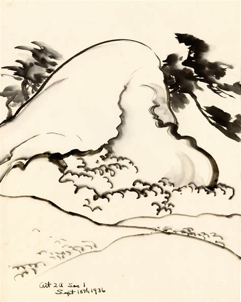 obata waves hillside and pines sold egenolf gallery japanese prints