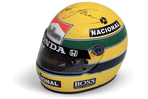 F1 Memorabilia Sale 1988 Ayrton Senna Helmet Fetches 100k Motor