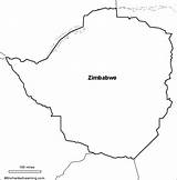 Zimbabwe Map Outline Enchantedlearning Africa Outlinemap sketch template