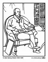 Adams John Quincy Coloring Pages sketch template