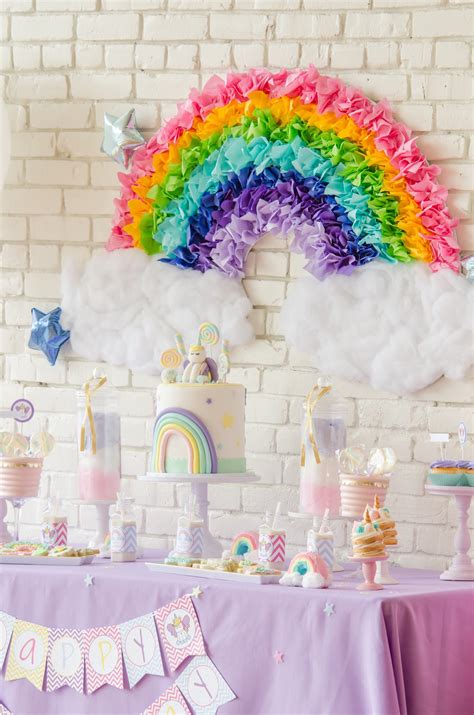 sweetest unicorn birthday party  printables mint event design