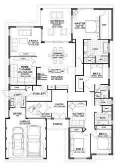 house plans images  pinterest house floor plans house layouts  floor plans
