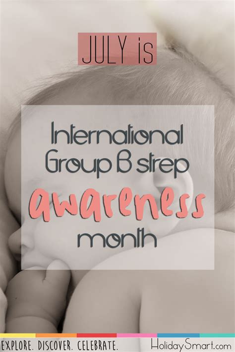 Group B Strep Awareness Month Holiday Smart