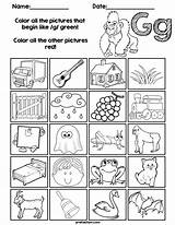 Worksheets Consonants Grade Initial Kindergarten Letter Reading Activities Teacherspayteachers Finding Coloring Color Phonics Nursery sketch template