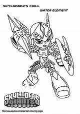 Skylanders Skylander Chill sketch template