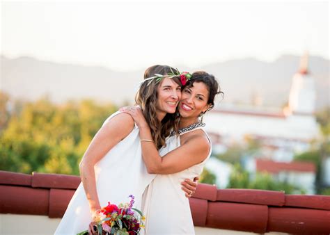 california villa modern lesbian wedding equally wed