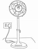 Fan Coloring Pages Clipart Electric Library Printable Clip Getdrawings sketch template