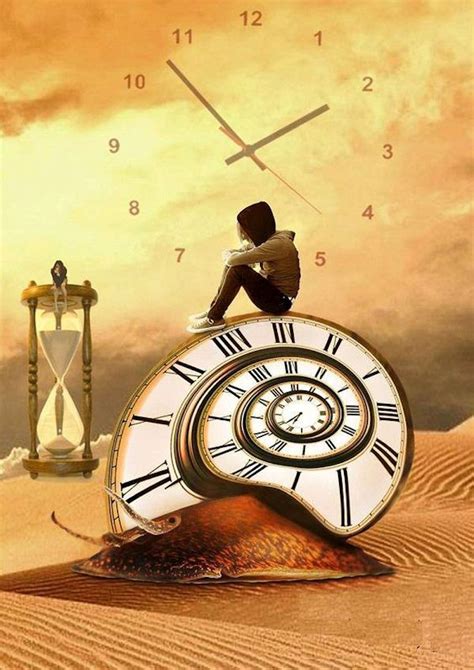 unidentified photography surreal art clock art surrealism