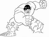 Coloring Hulk Pages Lego Getcolorings sketch template