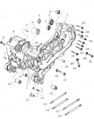 gy cc engine parts breakdown