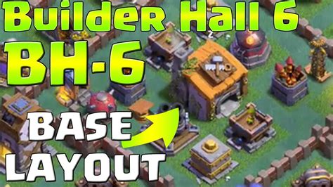 💥new Awesome 💥builder Hall 6 Base Layout 💥 Bh6 💥clash Of