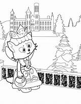 Handipoints Printables Winter Coloring Pages Primarygames Cat Inc 2009 Cool Find Good sketch template