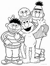 Sesame Street Coloring Pages Printable Color Getcolorings Print sketch template