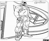 Nick Fury Coloring Shield Director Game sketch template