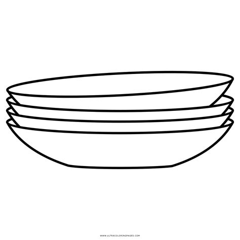 plates coloring page ultra coloring pages