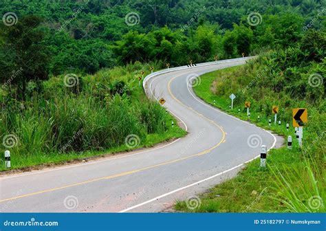 curve road royalty  stock photography image
