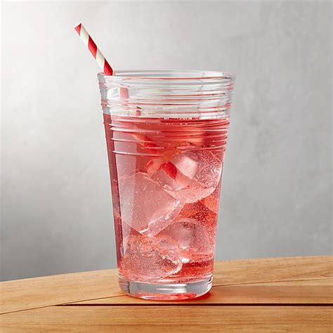 swirl acrylic cooler glass reviews crate and barrel