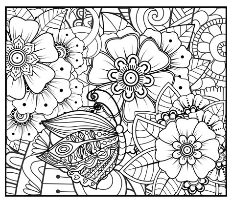 art coloring pages doodle images colorist