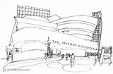 Guggenheim Museum sketch template