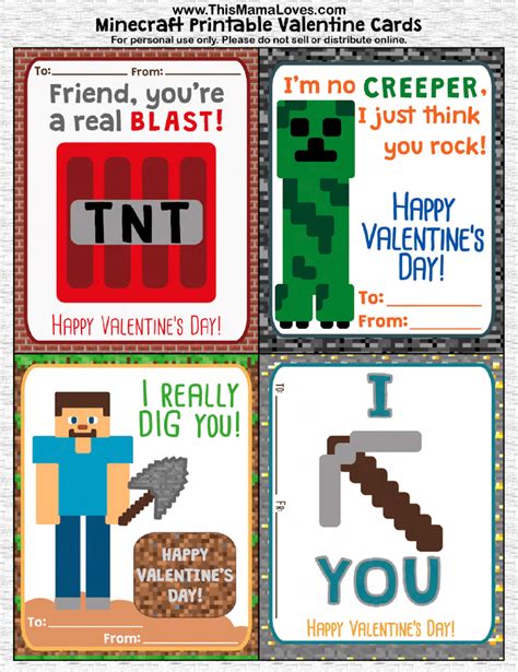clever printable valentines youll  crazy  bite sized biggie