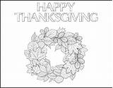 Thanksgiving Printable Placemat Wreath Placemats sketch template