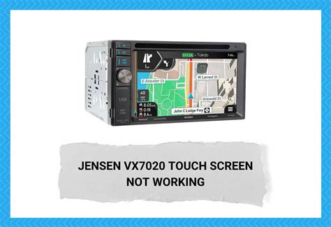 ways  fix jensen vx touch screen  working camper upgrade