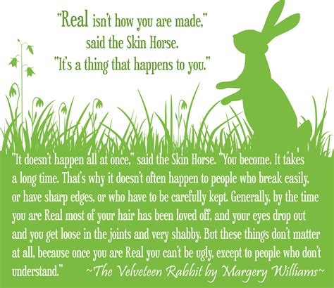 velveteen rabbit quotes real juliet  kennedy writer