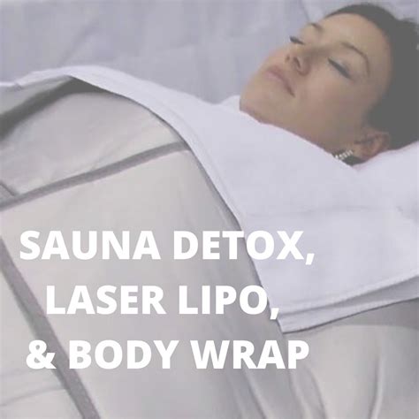 sauna detox wrap laser lipo  slimming body wrap  sessions