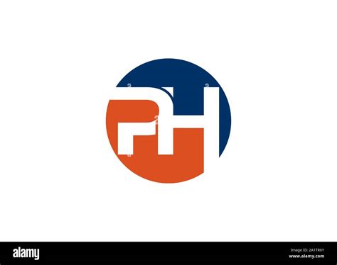 ph letter mark logo ph logo stock vector image art alamy