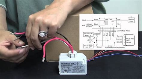 wattstopper   wiring  bz  universal voltage power pack youtube